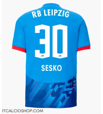 RB Leipzig Benjamin Sesko #30 Terza Maglia 2023-24 Manica Corta